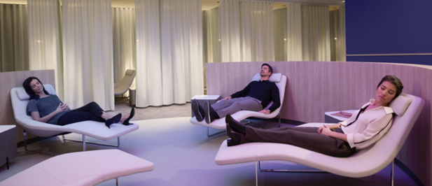 Le salon Air France consacre plus de 550 m² au bien-être - Photo Air France Le salon Air France consacre plus de 550 m² au bien-être - Photo Air France