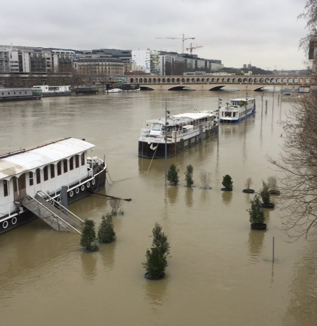 Le Louvre : un étage fermé à cause de la crue de la Seine