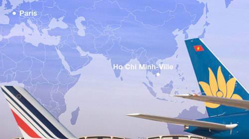 Air France - Vietnam Airlines : vols directs Paris - Ho Chi Minh Ville dès juillet