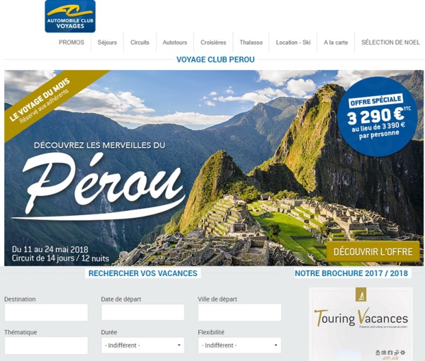 L'Automobile Club Voyages fête ses 20 ans en 2018 - Capture écran L'Automobile Club Voyages fête ses 20 ans en 2018 - Capture écran