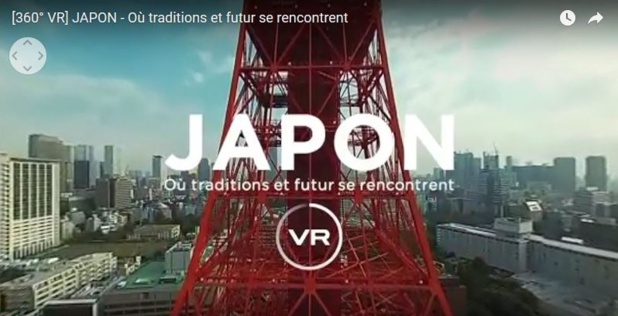 Japon : le JNTO crée un spot promo en 360°
