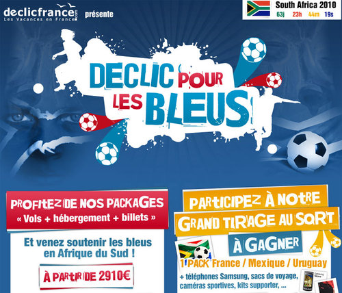 Coupe du monde : Declicfrance.com lance un site declicpourlesbleus.com Coupe du monde : Declicfrance.com lance un site declicpourlesbleus.com
