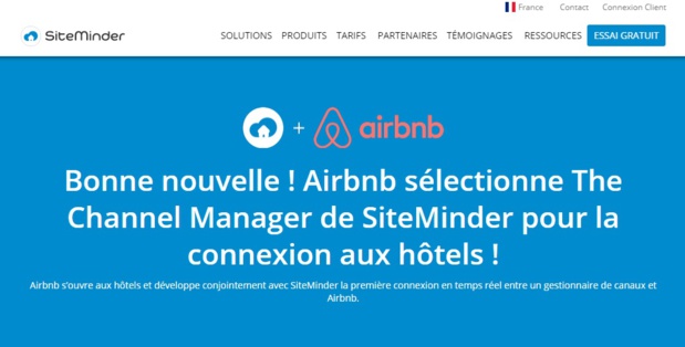 SiteMinder : l'hôtellerie fait son entrée chez Airbnb SiteMinder : l'hôtellerie fait son entrée chez Airbnb