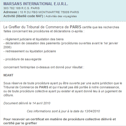 Réunion de la dernière chance pour Marsans ? Réunion de la dernière chance pour Marsans ?