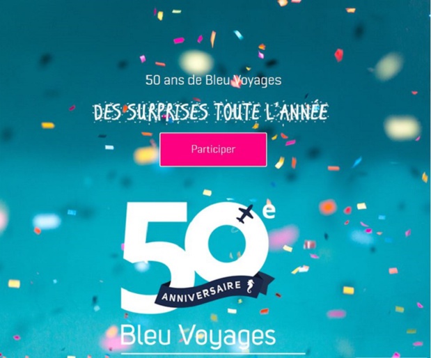 Bleu voyages est quinquagénaire Bleu voyages est quinquagénaire