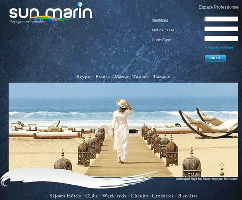 Sun Marin lance son site B2B