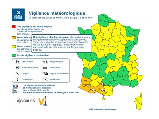 Météo : les Pyrénées en vigilance orange
