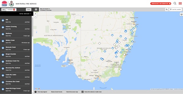 Capture écran : http://www.myfireplan.com.au/ Capture écran : http://www.myfireplan.com.au/