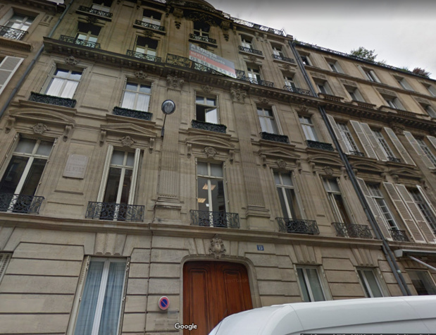 Un appel à la mobilisation a été lancé ce 28 février 2018 à 14h30 devant les locaux de Schneider Finance (15 rue de Marignan, 75008 Paris) - Photo Google Street View