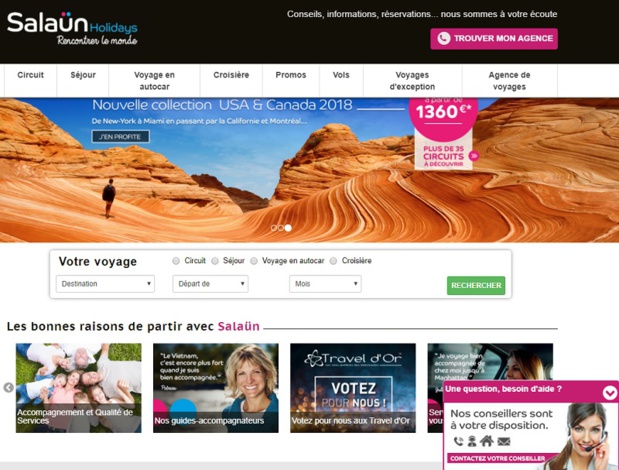 Salaun Holidays Va Lancer Un Nouveau Site E Commerce Pour Ses 115