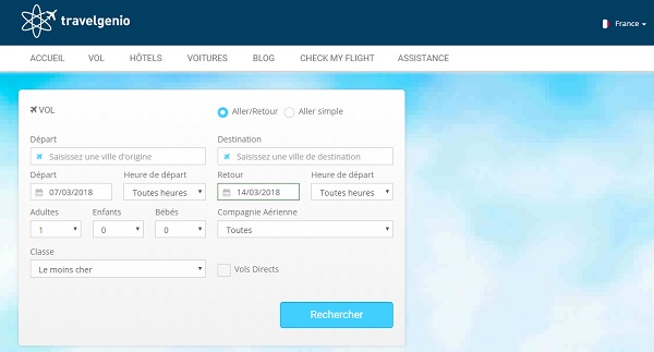 Travelgenio renforce son partenariat avec Travelport - Crédit photo : capture écran site Travelgenio