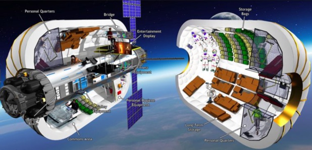 Le plan du Bigelow B330 - DR