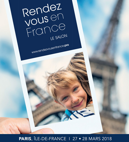Le visuel des Rendez-vous en France. Deux jours durant, les rendez-vous d’affaires se succéderont toutes les 20 minutes - DR Atout France Le visuel des Rendez-vous en France. Deux jours durant, les rendez-vous d’affaires se succéderont toutes les 20 minutes - DR Atout France