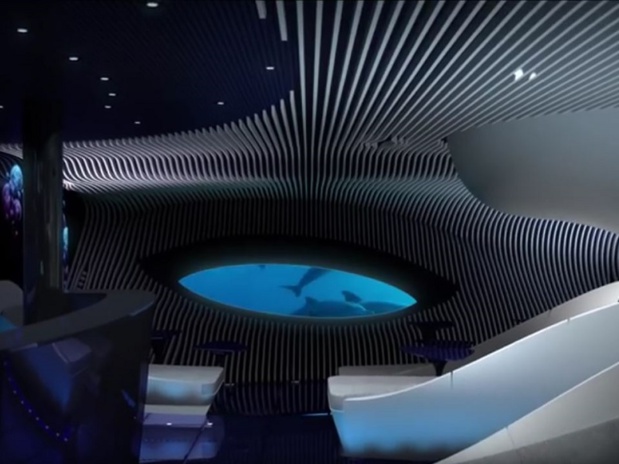 Les nouveaux navires disposeront du salon "blue eye" - DR Ponant Les nouveaux navires disposeront du salon "blue eye" - DR Ponant