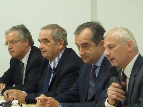 René-Marc Chikli (CETO), Gearges Colson (SNAV), Lionel Guérin (FNAM) et Alain Bazot (UFC Que Choisir)