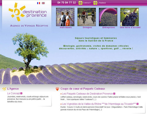 Destination Provence : une agence réceptive qui ne fait pas que la Provence ! Destination Provence : une agence réceptive qui ne fait pas que la Provence !