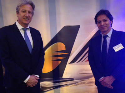Zoran Jelkic (Air France) et Michel Simiaud (Jet Airways) - DR