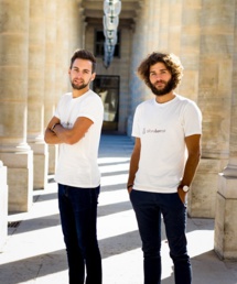 Les deux jeunes hommes se sont lancés dans l'aventure de la start-up en juillet 2017 - Crédit photo : Allons Bon Train