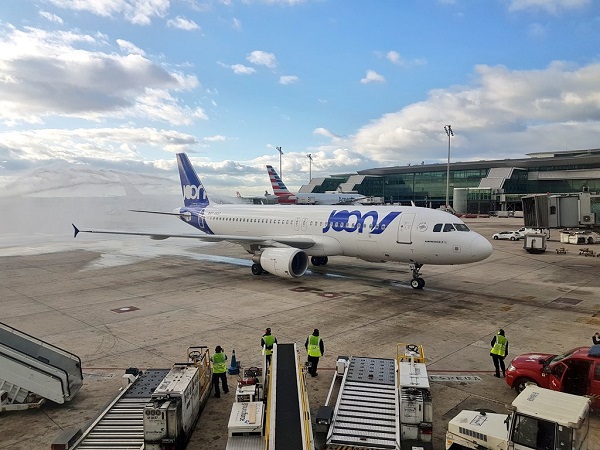 Le groupe Air France programme 78 nouvelles liaisons pour l'été 2018, Joon récupère 10 lignes - Crédit photo : compte Twitter @weflyjoon