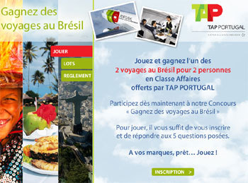 Brésil : TAP Portugal fait gagner des billets en classe affaires aux AGV