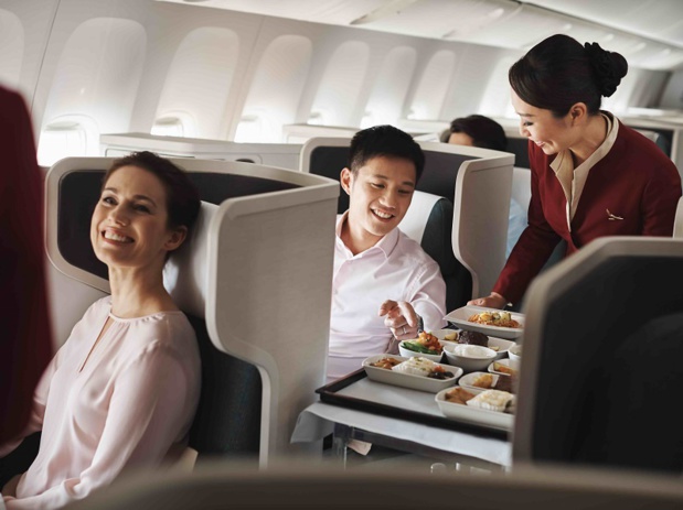tarif exceptionnel en classe affaire jusqu'au 31 mars 2018 - crédit photo Cathay Pacific tarif exceptionnel en classe affaire jusqu'au 31 mars 2018 - crédit photo Cathay Pacific