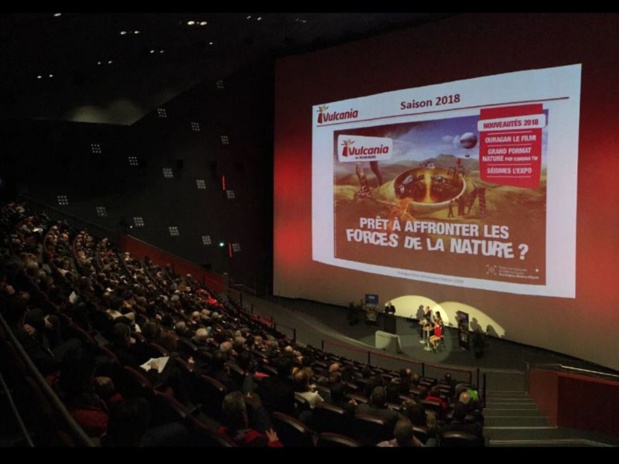 Le 19 mars 2018 a eu lieu la présentation du programme vulcania 2018 - crédit photo Parc Vulcania Le 19 mars 2018 a eu lieu la présentation du programme vulcania 2018 - crédit photo Parc Vulcania