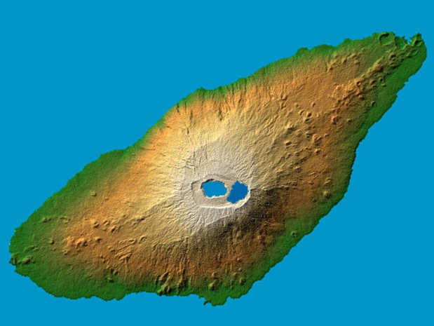 L'île d'Ambae - Vanuatu - Photo domaine public NASA/JPL/NGA