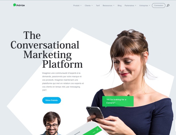 Avec iAdvize, les entreprises peuvent prédire et engager en temps réel des opportunités de contacts avec leurs clients et prospects - DR : Capture d'écran iAdvize Avec iAdvize, les entreprises peuvent prédire et engager en temps réel des opportunités de contacts avec leurs clients et prospects - DR : Capture d'écran iAdvize