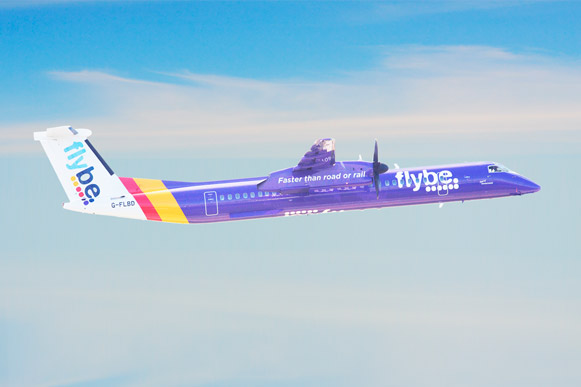 Flybe programmera cet hiver 22 lignes depuis Paris Charles de Gaulle et 9 aéroports régionaux vers Birmingham, Cardiff, Doncaster-Sheffield, Edinburgh, Exeter, London City, Manchester et Southampton - DR Photo Flybe