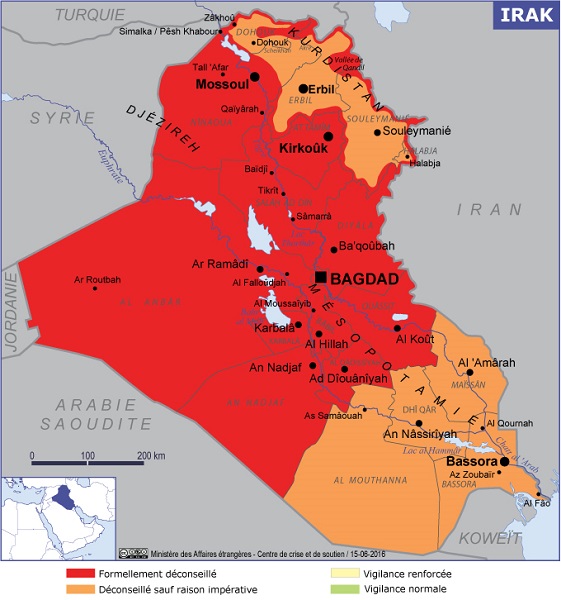 Irak : les vols commerciaux reprennent à Erbil