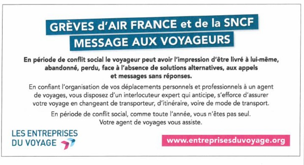 La communication que les EdV vont publier dans le JDD ce dimanche