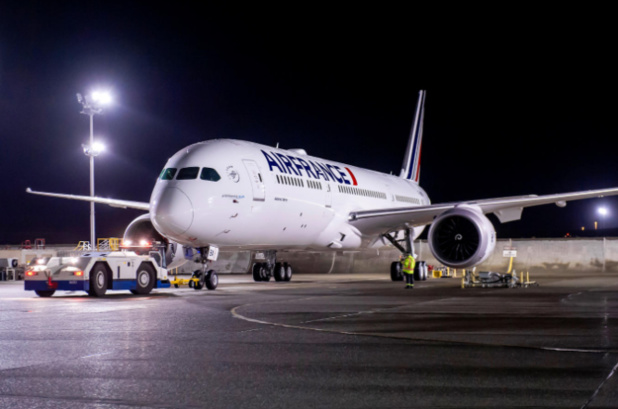 L'un des Boeing 787 Dreamliner qu'Air France a positionné sur la ligne Paris-Nairobi (Kenya), ouverte le 25 mars © Air France L'un des Boeing 787 Dreamliner qu'Air France a positionné sur la ligne Paris-Nairobi (Kenya), ouverte le 25 mars © Air France