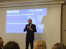 L. Abitbol lors de l'AG - DR L. Abitbol lors de l'AG - DR