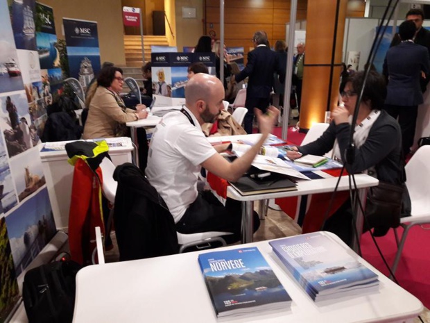 Ambiance au "Village Croisières" du DITEX.MS. Ambiance au "Village Croisières" du DITEX.MS.