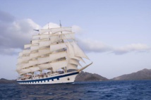 Le Royal Clipper, vedette aux fameuses "Voiles de Saint Tropez" le 29 septembre prochain. Photo Star Clipper.