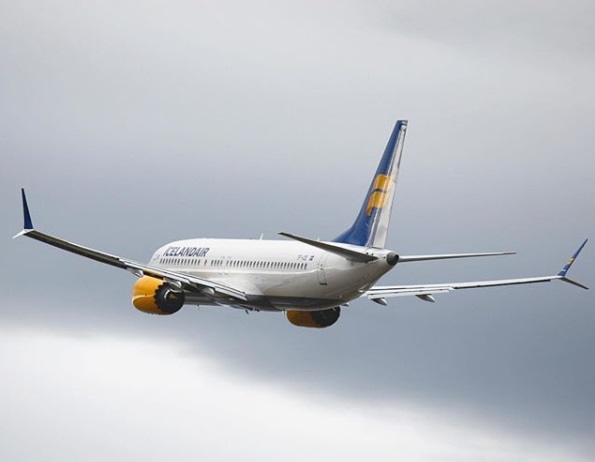 Boeing 737 MAX 8 d'Icelandair - Photo Instagram Icelandair