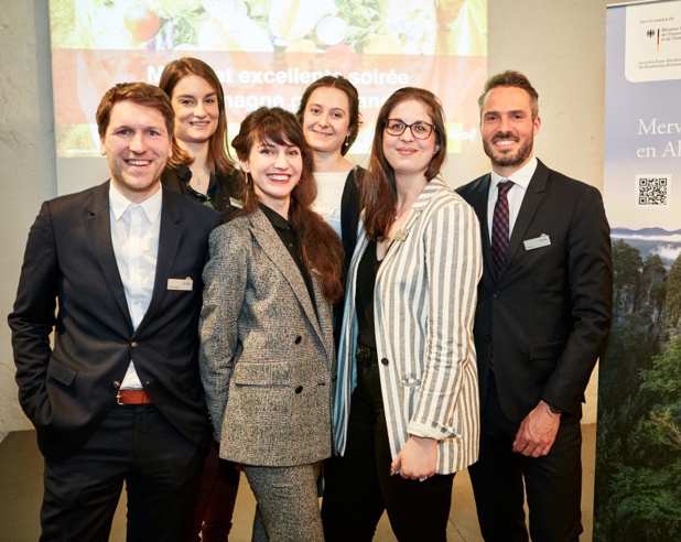 L'équipe de l'Office national allemand du tourisme (De g. à d. : Renko Recke, Lucile Dauge, Audrey Gibouin, Marie-Gabrielle Durand, Lara-Mareen Sarrach et Till Palme) - DR ©ONAT/Andreas Krüger