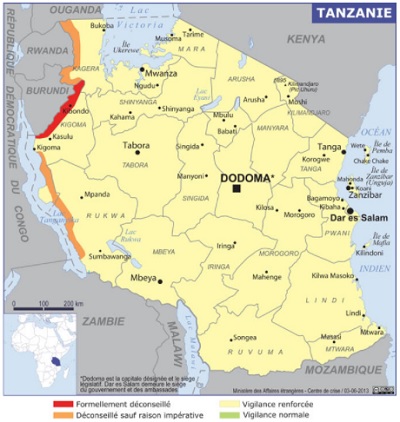 Tanzanie : attention aux rassemblements du jeudi 26 avril 2018