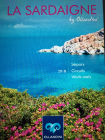 Ollandini Voyages lance l'unique brochure du marché 100% Sardaigne Ollandini Voyages lance l'unique brochure du marché 100% Sardaigne