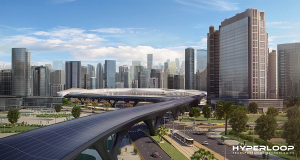 Hyperloop TT a annoncé la signature pour la mise en service de la première ligne commerciale entre Abu Dhabi et Dubaï - Crédit photo : HyperloopTT