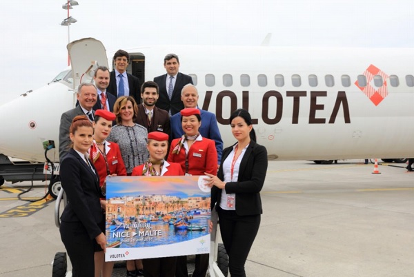 Volotea inaugure sa ligne exclusive Nice - Malte