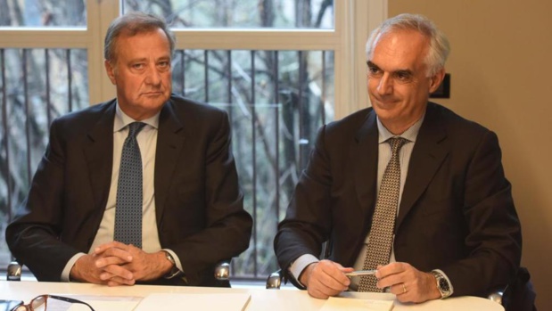 Giovanni Tamburi (gauche) et Gabriele Burgio (droite) - DR : la stampa Giovanni Tamburi (gauche) et Gabriele Burgio (droite) - DR : la stampa