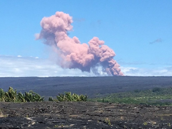 Le volcan Kīlauea est entré en activité depuis jeudi 3 mai 2018 - crédit photo : le Parc national des volcans de Hawaï
