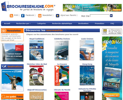 Brochuresenligne.com : 200 catalogues feuilletables en ligne