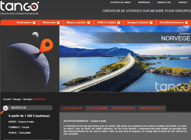 Groupe : Tango Voyages s'ouvre aux agences de voyages