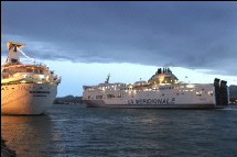 Depuis samedi, le port d'Ajaccio avait recommencé à fonctionner après une intervention des forces de l'ordre.