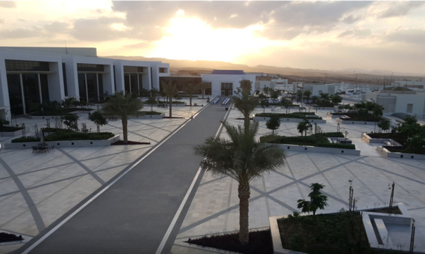 La deuxième phase des travaux du nouveau centre des congrès d'Oman s'est terminée en avril © Oman convention & exhibition center