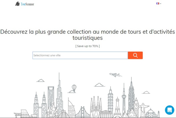 Le site TourScanner permet l'accès à plus de 300 000 offres - DR capture écran