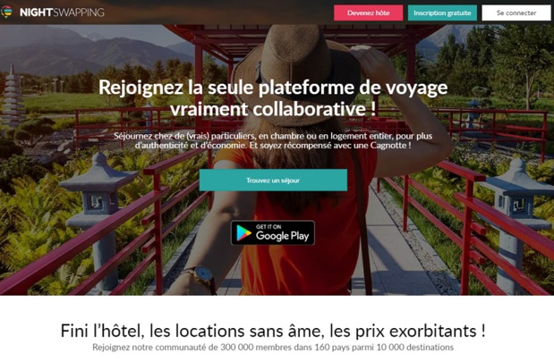 NightSwapping lance son application mobile