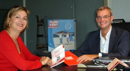 Carole Pellicer, DG délégué et Joost Bourlon, PDG de Plein Vent Carole Pellicer, DG délégué et Joost Bourlon, PDG de Plein Vent